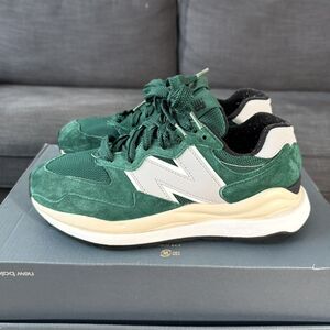 New Balance 57/40 Green Suede Leather Athletic Shoes M5740HR1 Men's Size 8